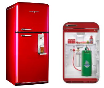 1952 Red Fridge