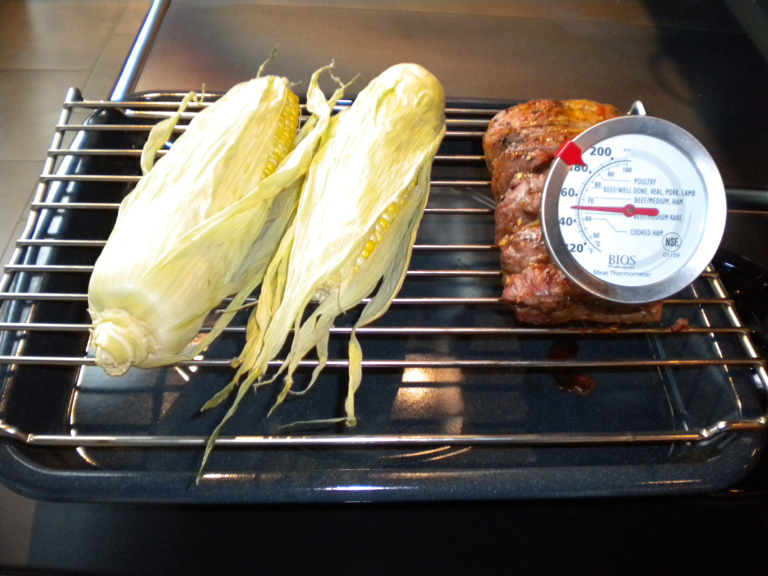 Steak and Corn