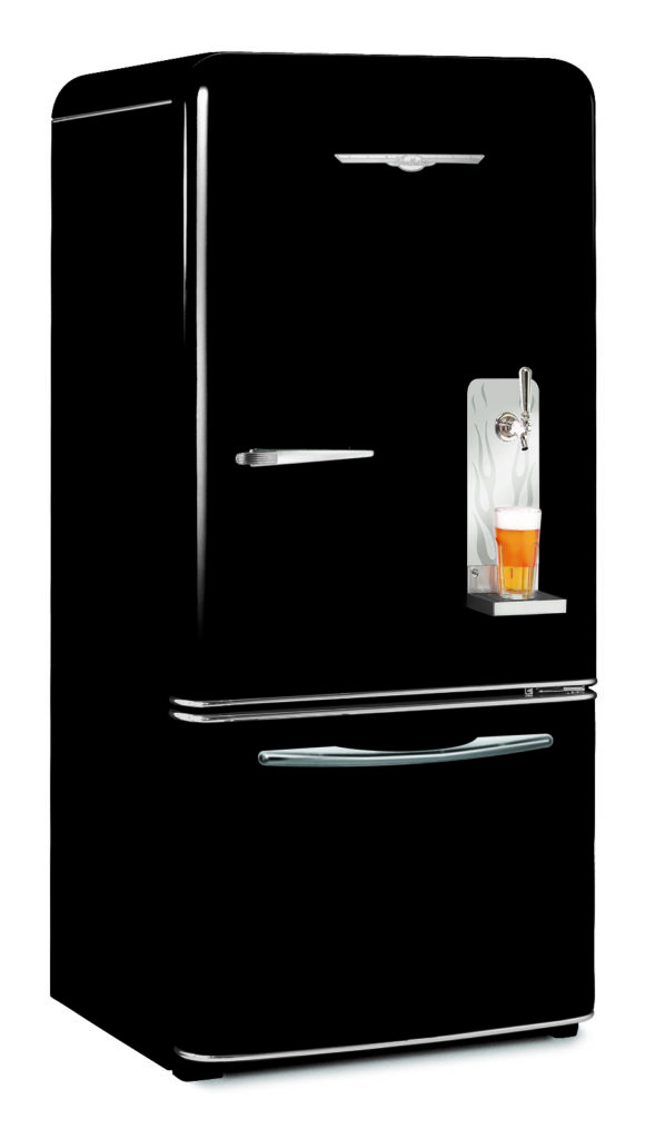 Elmira Stove Works Northstar Model-1950 Keg Fridge Black