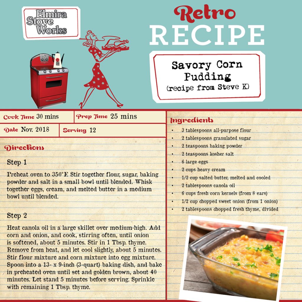 Savory corn Pudding Recipe