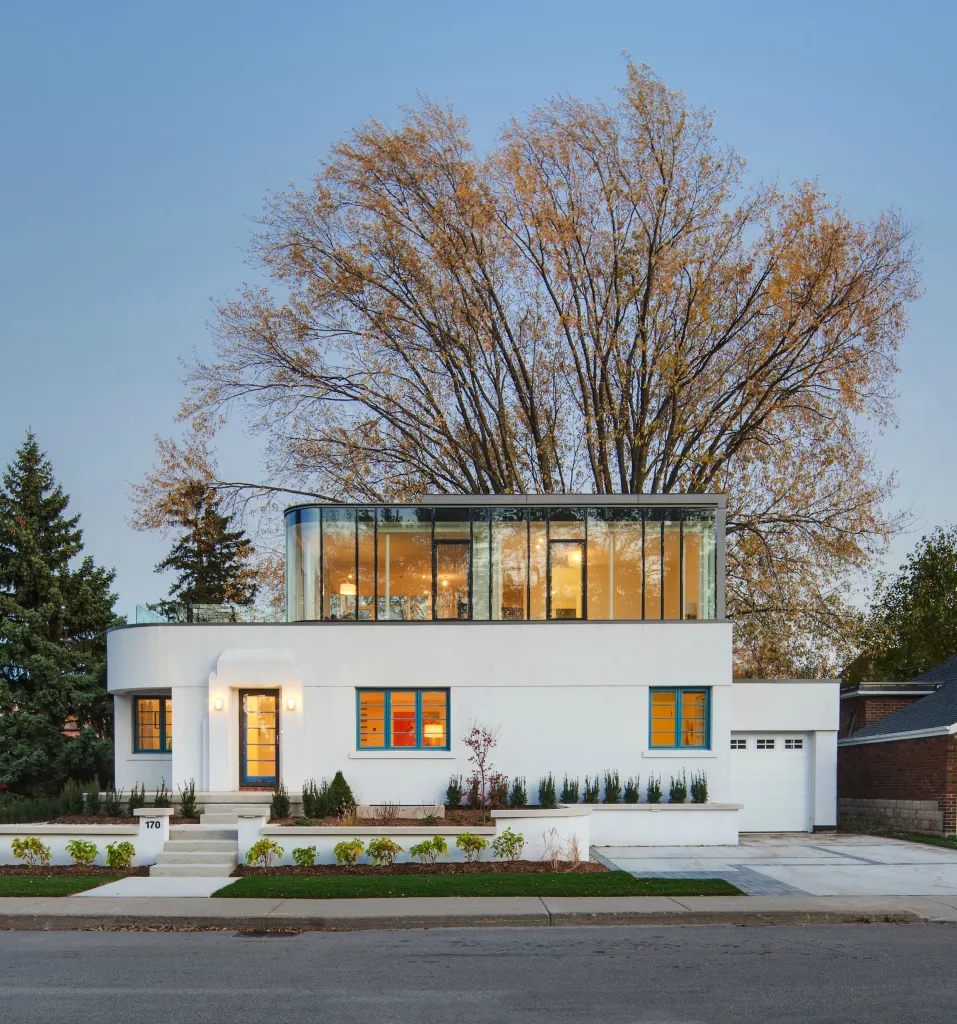 Hambly House Home at Dusk